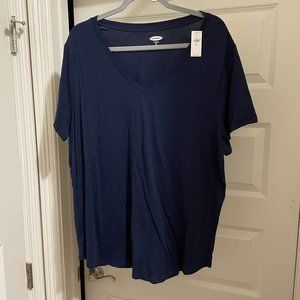 Old Navy - Women's  - XXL Tall - Navy Blue T-Shirt - NWT